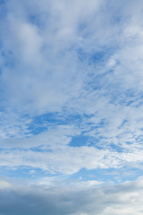cloud on blue sky