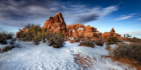 turret arch winter © Glen