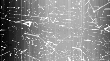 abstract black and white background, geometric shapes