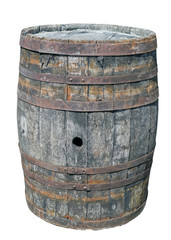 Obraz premium Old wooden barrel