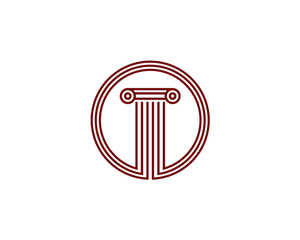 legal law coloumn inside circular lines