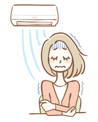 冷え性　女性　エアコン　私服