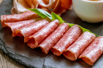Sliced sausage macro