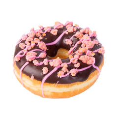 donut or donut with concept on a background.