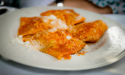 ravioli pasta italian food