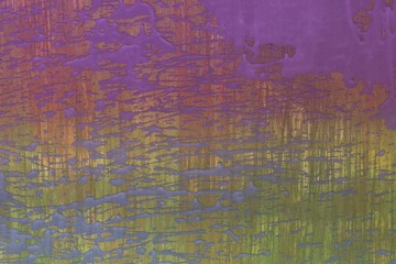 old plate with paint blots texture - pretty abstract photo background