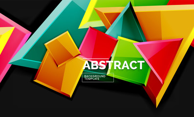 Shiny style geometric background