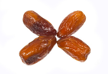 dates isolated on white background