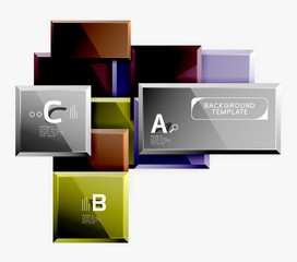 Square geometric composition