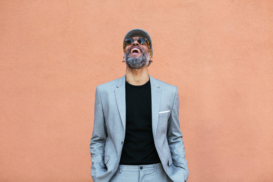 Stylish mature businessman.