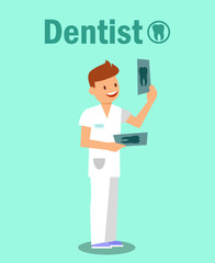 Dental Clinic, Stomatology Vector Banner Concept