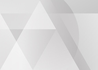 Obraz premium Abstract White and gray color technology modern background design vector Illustration