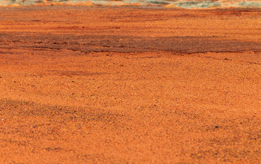 Naklejka premium Mars concept red planet exploration and other planets in our solar system looking for alien life.