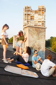 Party at the rooftop