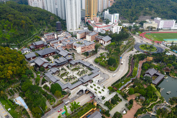 Aerial view of Chi Lin Nunnery