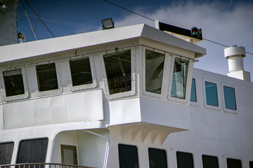 Car ferry Croatia, sunny, summer