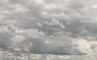 Obraz premium A cloudy sky. The sky is covered with grey clouds