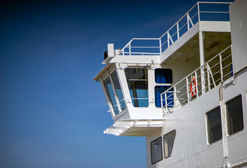 Obraz premium Car ferry Croatia, sunny, summer
