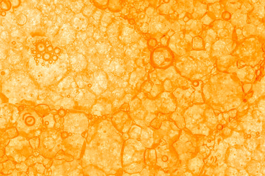 Abstract Orange Oil Drops