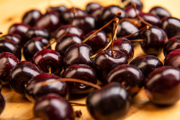 a lot of dark cherrys