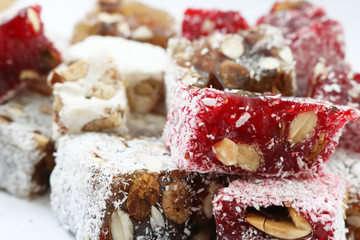 Coconut Almond Pomegranate Turkish Delight Mix