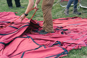 Inside A Hot Air Balloon.
