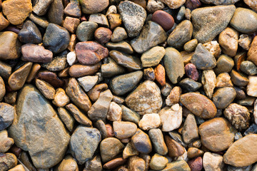 River rocks, various colors, background images