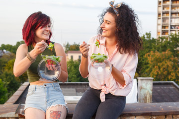 Party at the rooftop