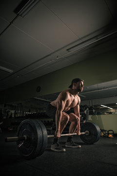 Young man working out