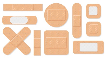 Medical plasters set