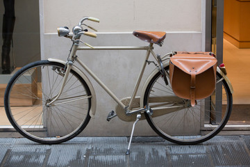 Fototapeta na wymiar stylish Italian bicycle