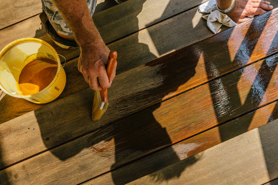 Applying Stain To Wood Floors