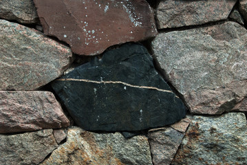 stone wall close up