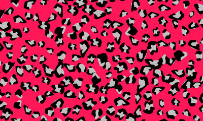 Leopard print design. Animal skin pattern.