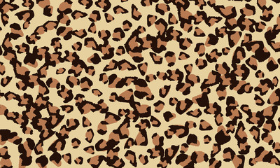 Leopard print design. Animal skin pattern.