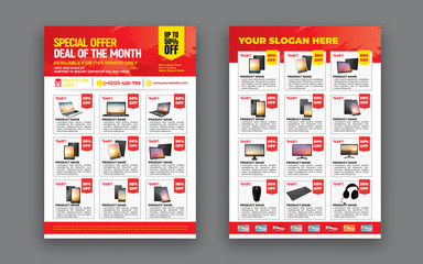 flyer template for Sale Promotion