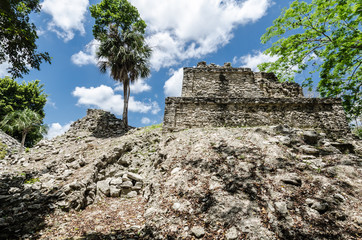 Muyil archaeological site in Quintana Roo, Mexico