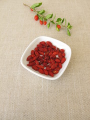 Getrocknete Goji-Beeren, Bocksdorn-Beeren 