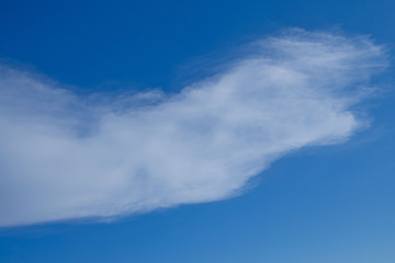 blue sky with clouds background, summer time, beautiful sky