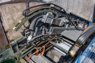 Reparatur einer Rolltreppe