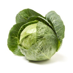 Fototapeta premium cabbage on white background