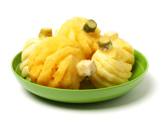 Pineapple on white background 