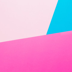 Blue and pink texture background. Flat lay. Top view