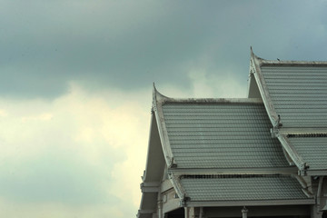 Gable of Thai public place