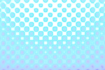 futuristic simple background: Light penetrating through symmetrical holes, defocusing, blurring, bokeh, toning turquoise