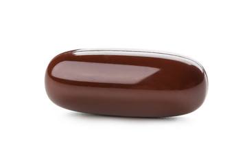 Pill isolated on white background