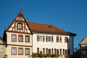 Fototapeta na wymiar half timbered house in Bad Wimpfen, Germany