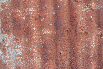 Vintage brown old zinc for background.