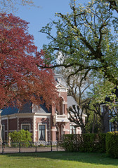 Fototapeta na wymiar Ruinerwold Drente Netherlands Villa Dijkhuizen