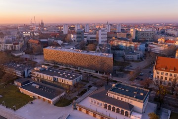 Wroclaw University of Science and technology Campus aerial view © Artur Kowalczyk